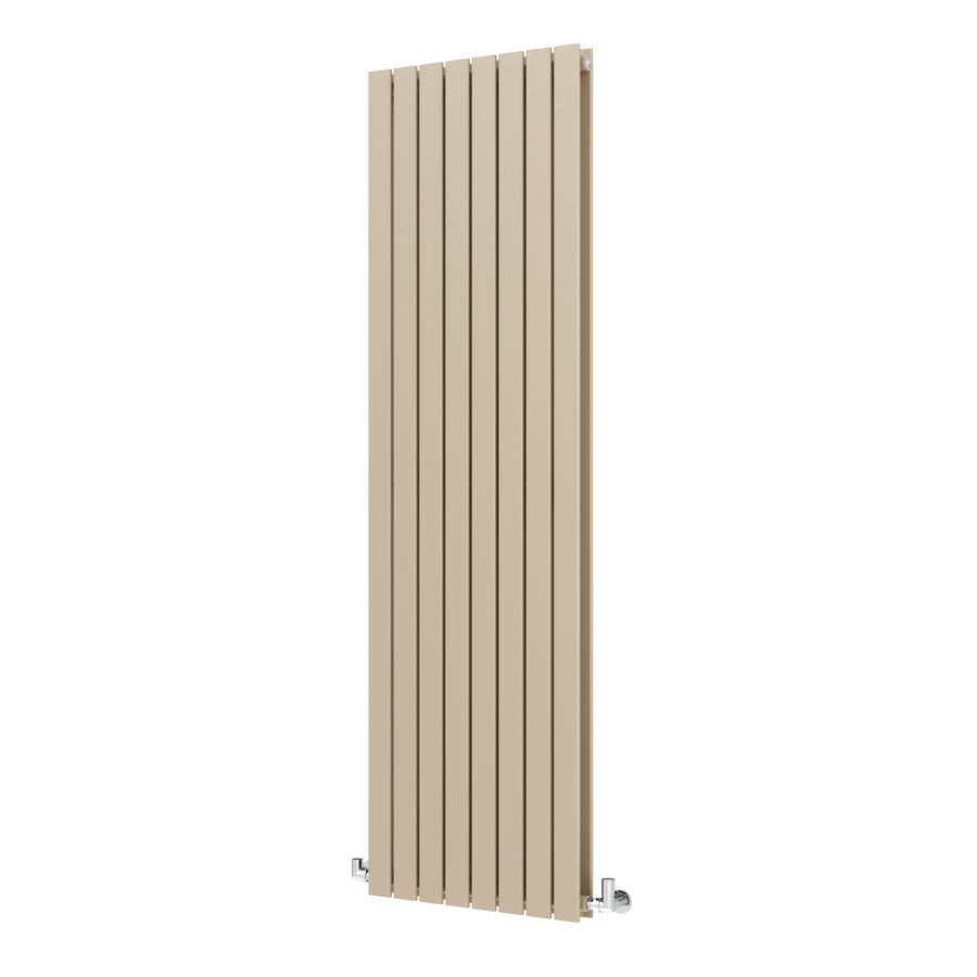 Riace Beige grey Vertical Flat Designer Radiator 1800x544mm Double Panel 5557 BTU