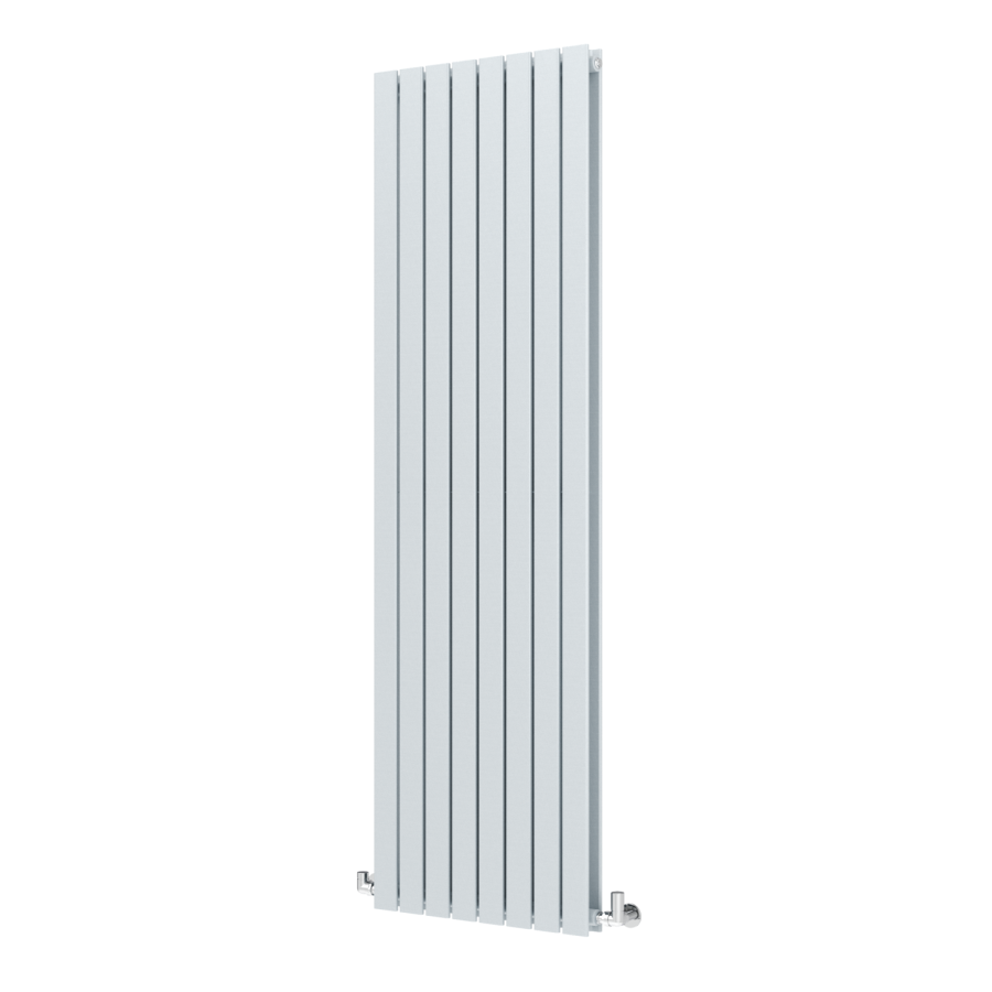 Riace Salt & Pepper Vertical Flat Designer Radiator 1800x544mm Double ...