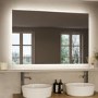 ONLY OPENED - Rectangular LED Bathroom Mirror with Bluetooth & Demister 1200 x 800mm - Vela
