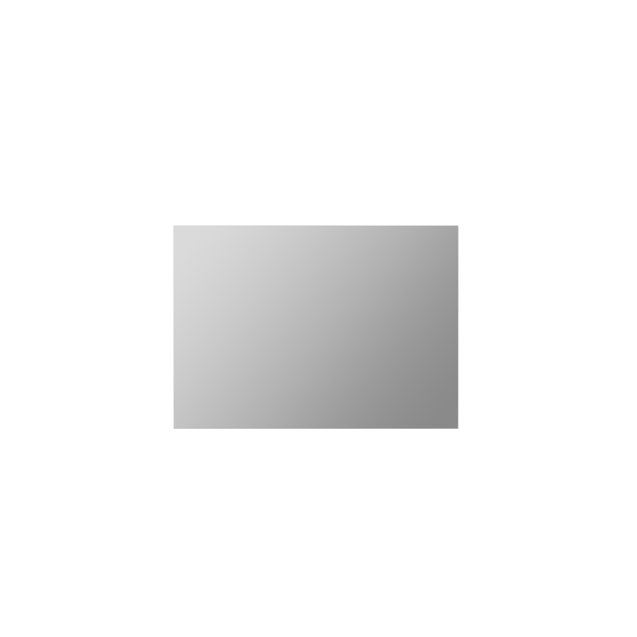 Rectangular Backlit Bathroom Mirror with Battery Operated Lights 700 x 500mm - Vela