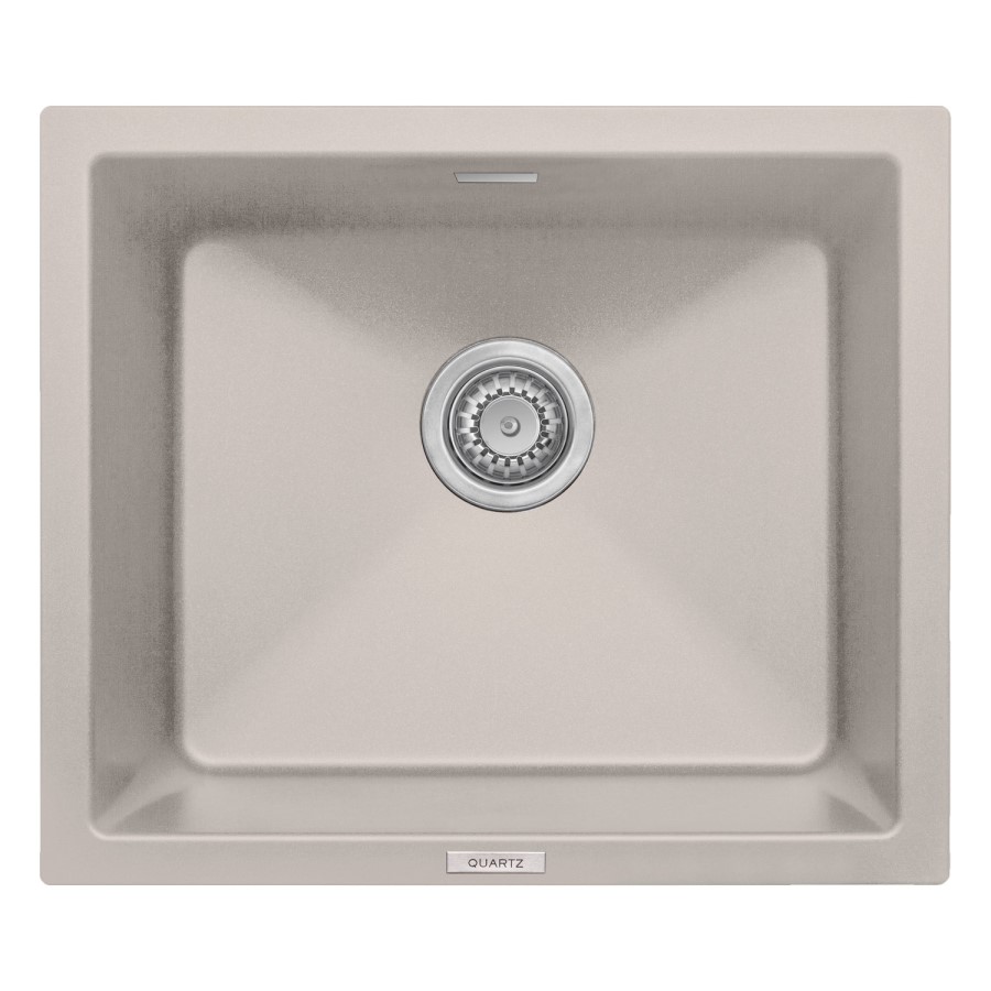 Single Bowl Inset / Undermount White Granite Kitchen Sink 1000mm - Essence