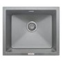 Single Bowl Inset / Undermount  Grey Granite Kitchen Sink with Reversible Drainer - Essence