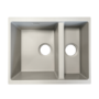 1.5 Bowl Undermount White Granite Composite Kitchen Sink Reversible - Essence