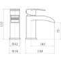 Titan Mono Waterfall Basin Mixer Tap
