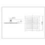ONLY OPENED - Chrome Thermostatic Mixer Shower with Square Overhead & Handset - Vira