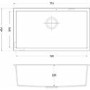 Single Bowl Undermount Grey Granite Kitchen Sink with Reversible Drainer - Essence