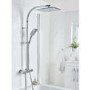 Bristan Vertico Thermostatic Mixer Bar Shower with Square Overhead & Handset