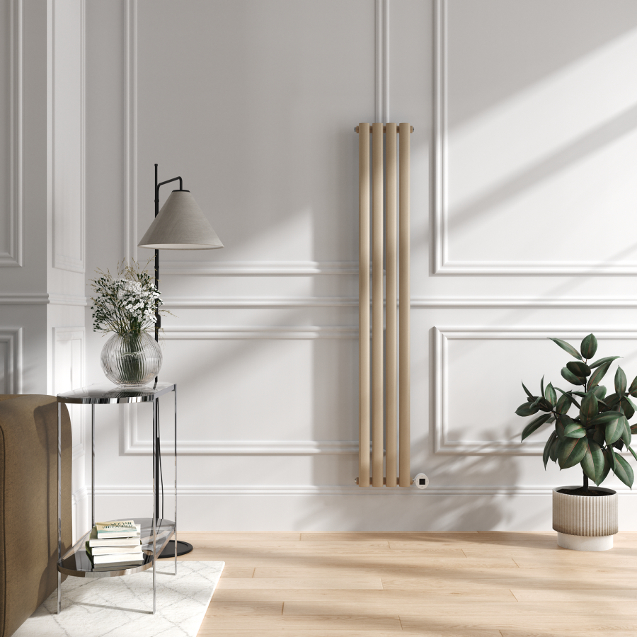 Cleopatra Vertical Smart Electric Radiator with Wi-Fi Thermostat - 1KW ...