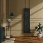 Evergreen Vertical Smart Electric Radiator with Wi-Fi Thermostat - 1KW - H1600xW354 - Bathroom Safe