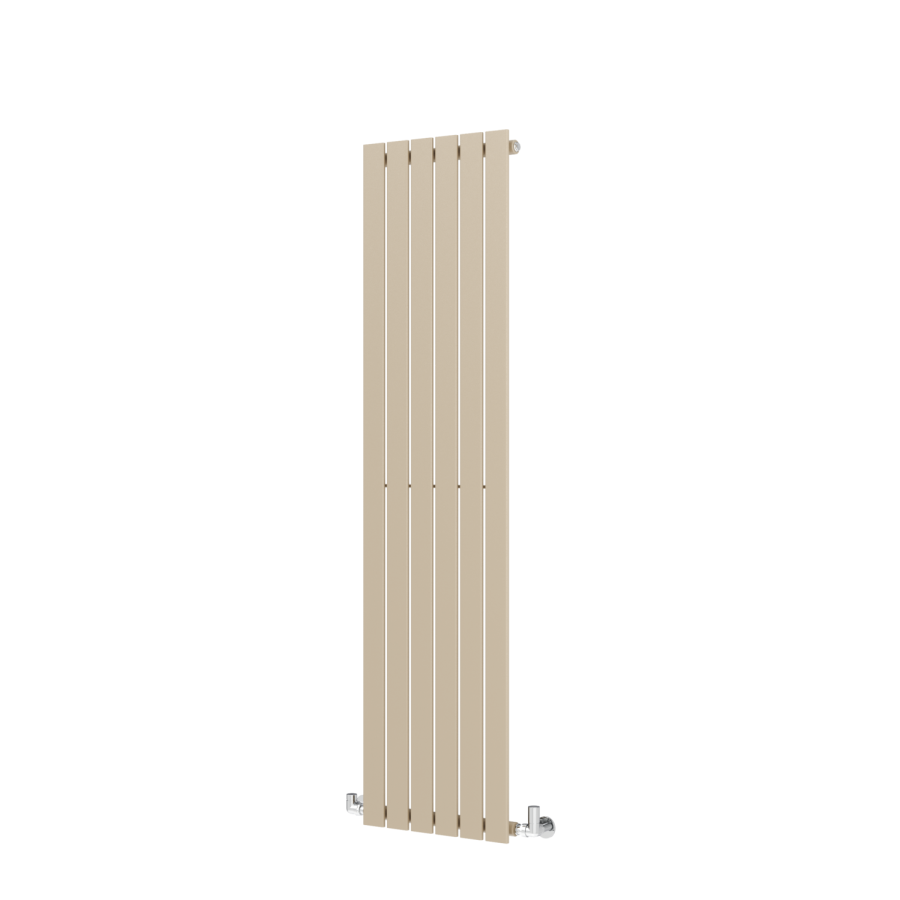 Greige Radiator Riace Beige grey Vertical Flat Designer Radiator 1600x408mm Single ...