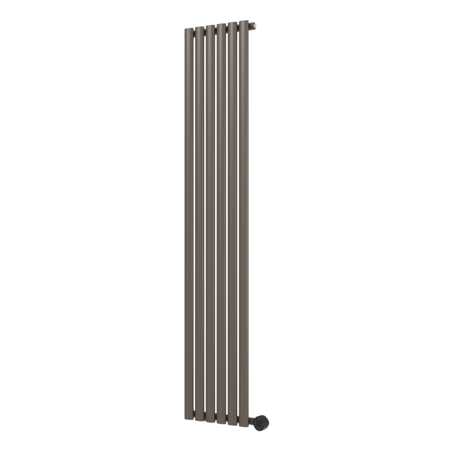 Russet Vertical Smart Electric Radiator with Wi-Fi Thermostat - 2x1KW - H1800xW354 - Bathroom Safe