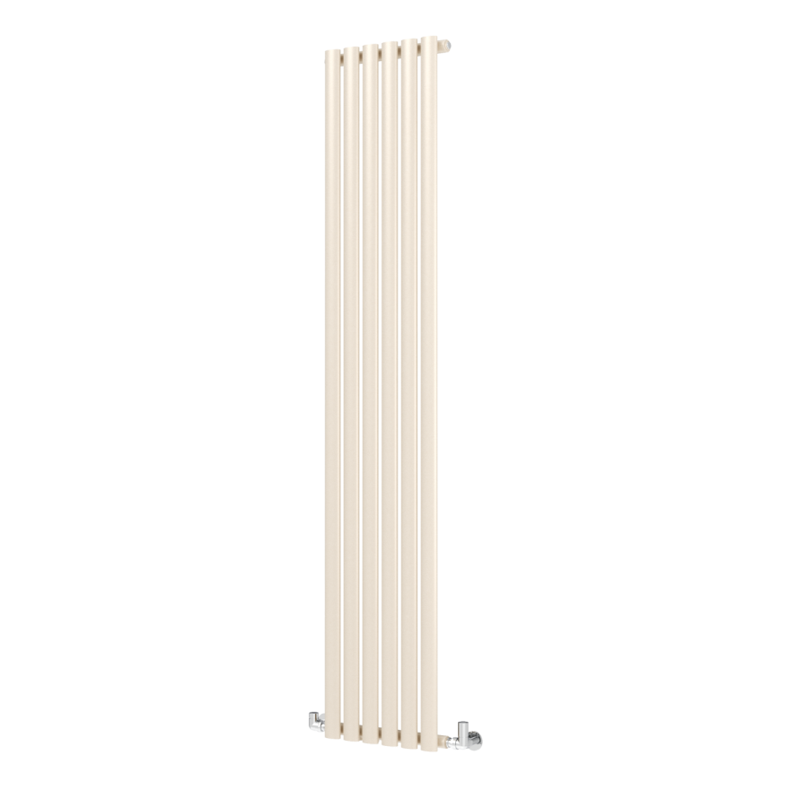 Sorrento Cleopatra Vertical Oval Designer Radiator 1800x354mm Single Panel 2530 BTU