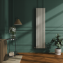 Riace Linen Vertical Flat Designer Radiator 1800x408mm Single Panel 2705 BTU
