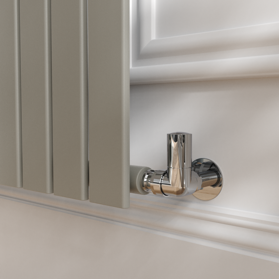 Riace Smoked Stone Vertical Flat Designer Radiator 1800x408mm Single Panel 2705 BTU