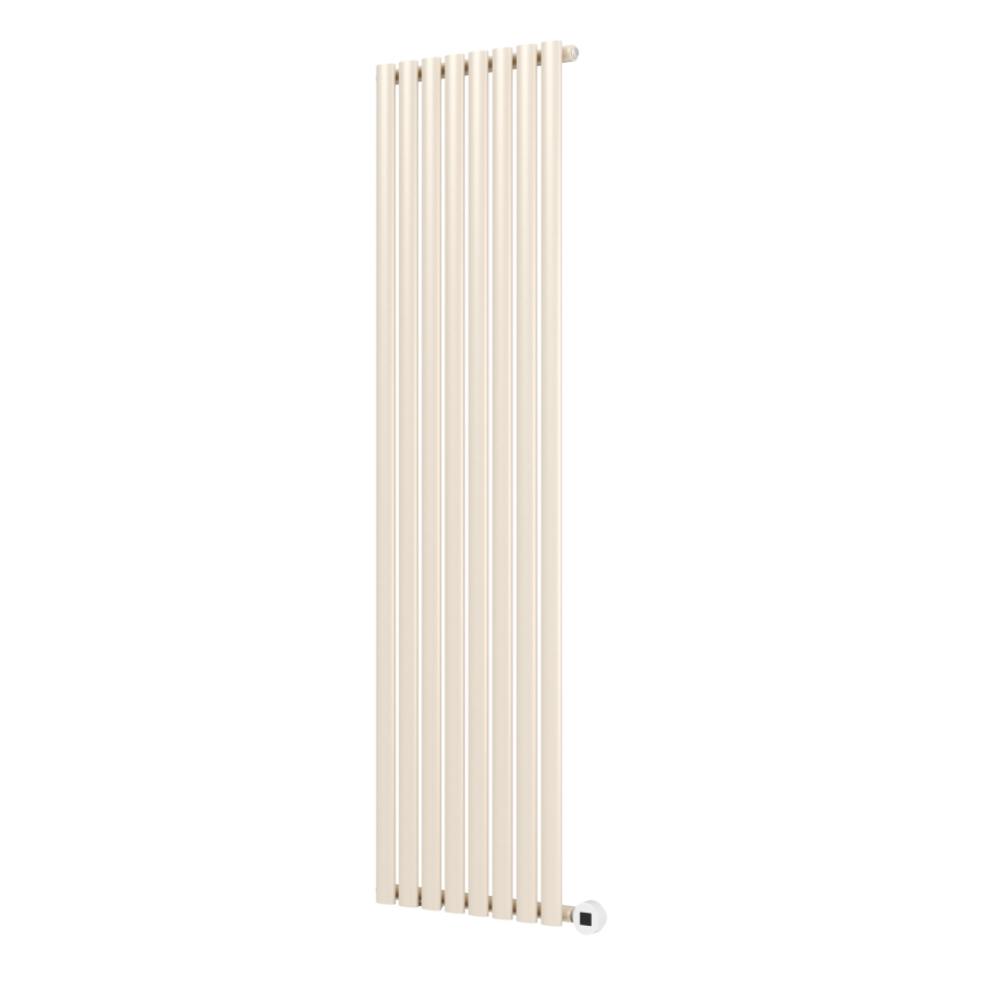 Cleopatra Vertical Smart Electric Radiator with Wi-Fi Thermostat - 2x1.2KW - H1800xW472 - Bathroom Safe