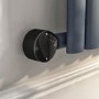 Light Grey Vertical Smart Electric Radiator with Wi-Fi Thermostat - 2.4kW - H1800xW472mm - Bathroom Safe