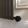 Russet Vertical Smart Electric Radiator with Wi-Fi Thermostat - 2x1.2KW - H1800xW472 - Bathroom Safe