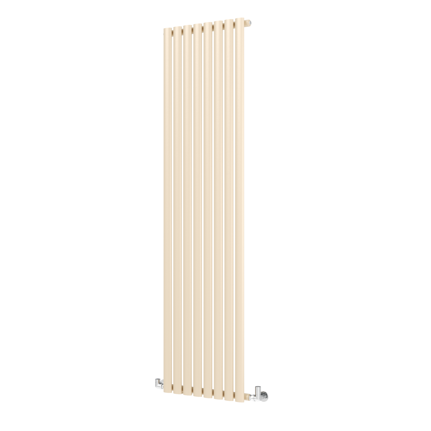 Single Radiator Brown Sorrento Elk brown Vertical Oval Designer Radiator 1800x472mm Single ...