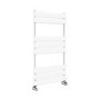 Riace White Vertical Flat Towel Rail Radiator 800x600mm Single Panel 1406 BTU
