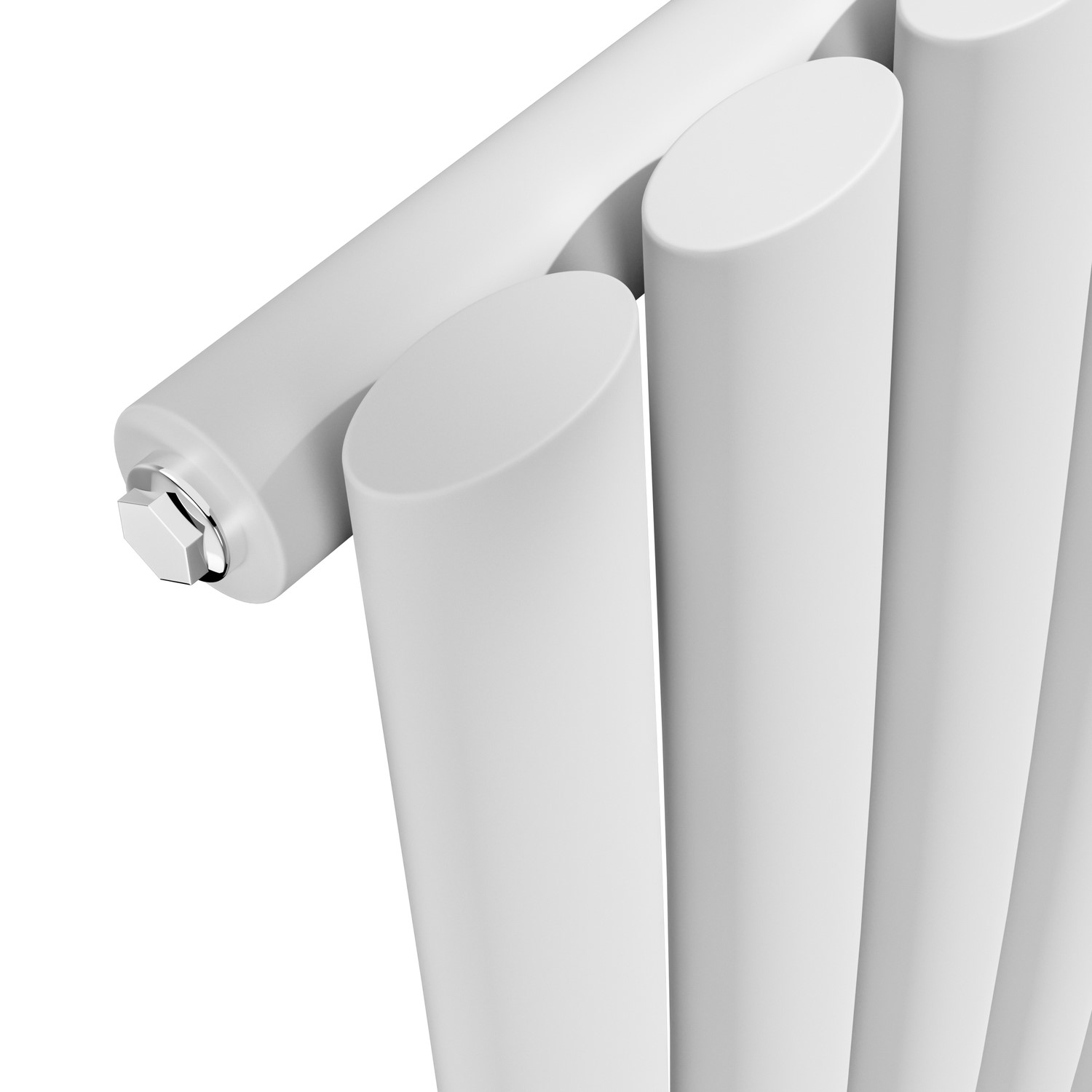 Vertical Wave Radiator Onda White Vertical Oval Waved Designer Radiator 1800x413mm Single ...