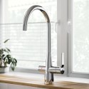 A1/WALDLCHR ONLY OPENED - Single Lever Chrome 4 in 1 Boiling and Filtered Water Kitchen Tap - Pronto Wallace