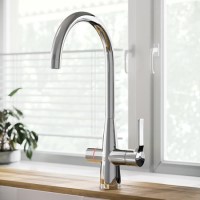 GRADE A1 - Single Lever Chrome 4 in 1 Boiling and Filtered Water Kitchen Tap - Pronto Wallace GRADE A1 - Single Lever Chrome 4 in 1 Boiling and Filtered Water Kitchen Tap - Pronto Wallace