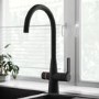 Black 4 in 1 Boiling Hot Kitchen Mixer Tap with 2.4L Boiler and Filter - Pronto Wallace