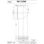 GRADE A2 - McAlpine WC-CON8 90° WC Pan Connector