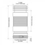 GRADE A1 - McAlpine WC-F21R Flexi Pan Connector