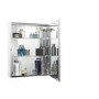 GRADE A1 - Croydex Haven Aluminium Single Door Mirror Cabinet