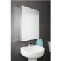 GRADE A1 - Croydex Haven Aluminium Single Door Mirror Cabinet