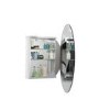 GRADE A1 - Croydex Orwell Aluminium Single Door Oval Cabinet