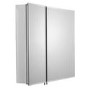 Croydex Chrome 2 Door Mirrored Bathroom Cabinet 765 x 660mm