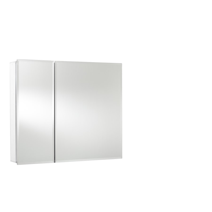 Croydex Chrome 2 Door Mirrored Bathroom Cabinet 765 x 660mm