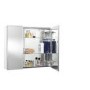 Croydex Chrome 2 Door Mirrored Bathroom Cabinet 765 x 660mm
