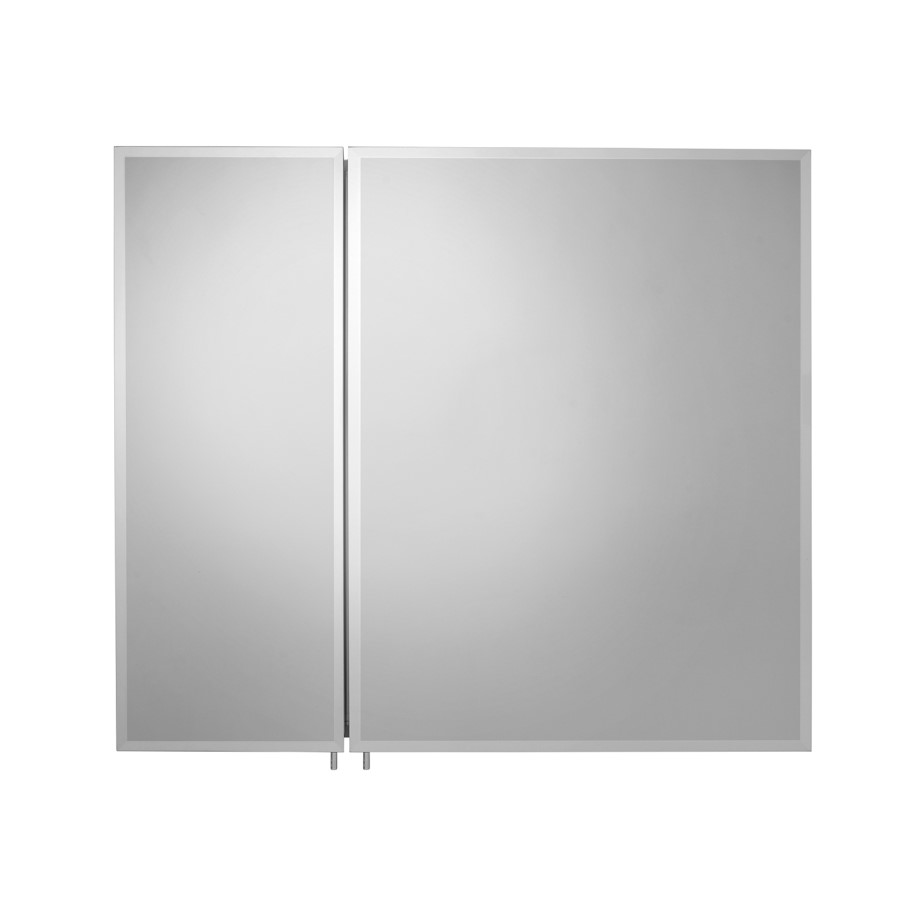 Croydex Chrome 2 Door Mirrored Bathroom Cabinet 765 x 660mm