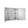 Croydex Chrome 2 Door Mirrored Bathroom Cabinet 765 x 660mm