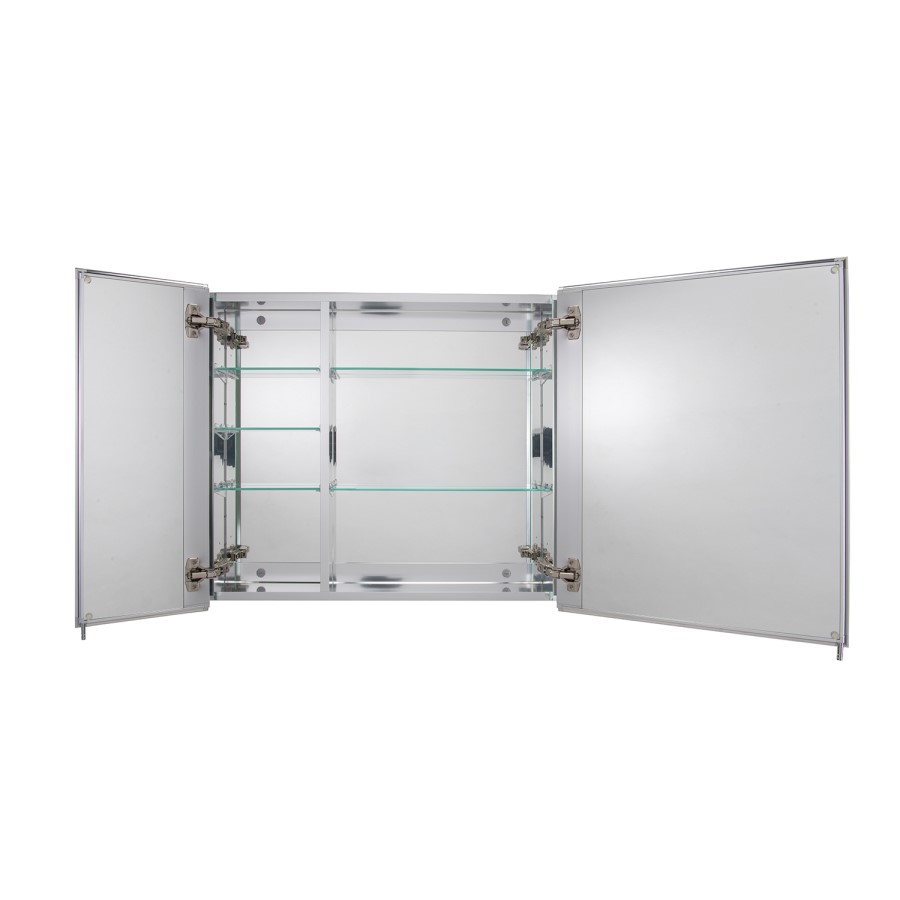 Croydex Chrome 2 Door Mirrored Bathroom Cabinet 765 x 660mm