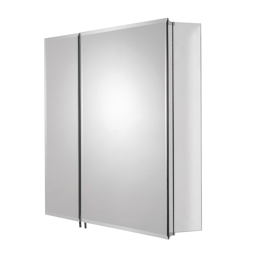 Croydex Chrome 2 Door Mirrored Bathroom Cabinet 765 x 660mm