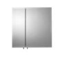 Croydex Chrome 2 Door Mirrored Bathroom Cabinet 610 x 610mm