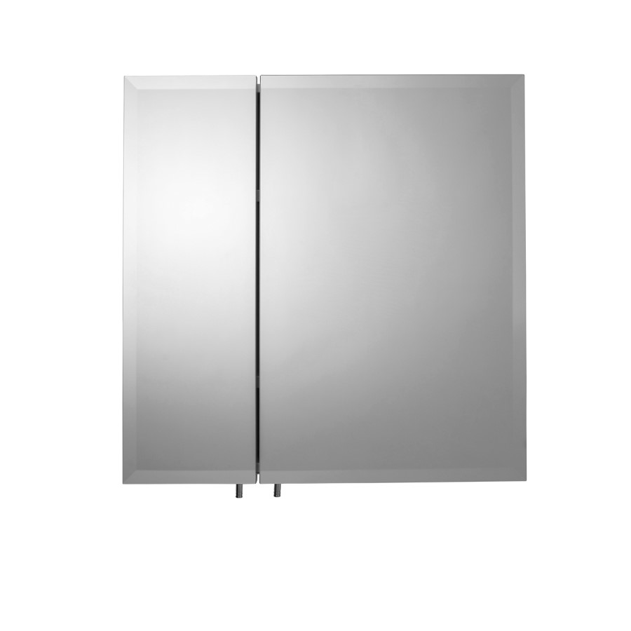 Croydex Chrome 2 Door Mirrored Bathroom Cabinet 610 x 610mm