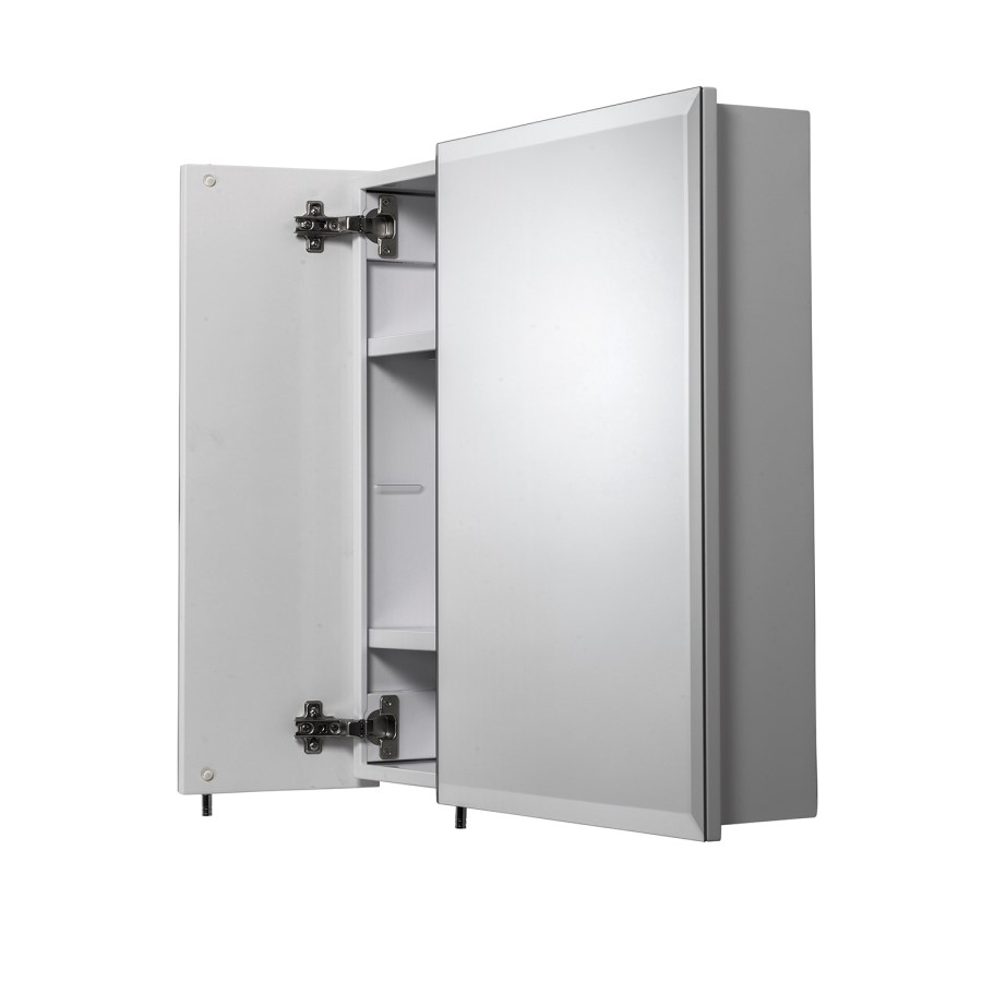 Croydex Chrome 2 Door Mirrored Bathroom Cabinet 610 x 610mm