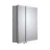 Croydex Chrome 2 Door Mirrored Bathroom Cabinet 610 x 610mm