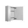 Croydex Chrome 2 Door Mirrored Bathroom Cabinet 610 x 610mm