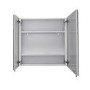 Croydex Chrome 2 Door Mirrored Bathroom Cabinet 610 x 610mm