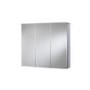 Croydex Westbourne Tri-View Steel Triple Door Mirror Cabinet