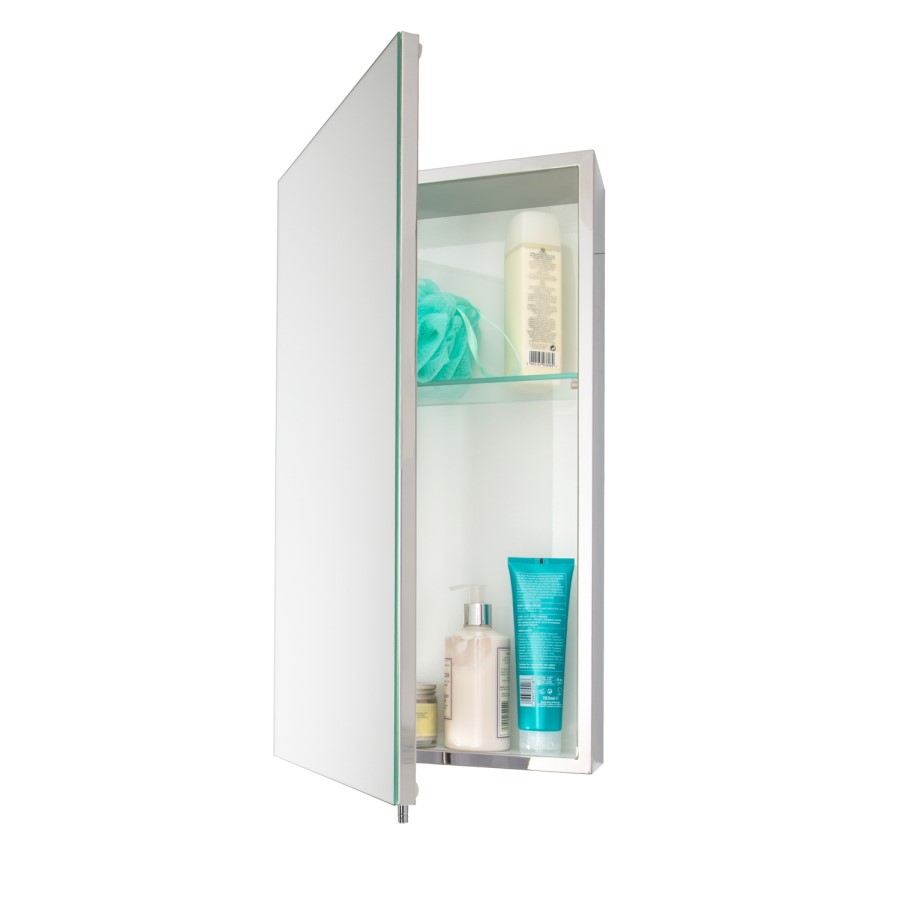 Croydex Chrome Mirrored Bathroom Cabinet 300 x 550mm