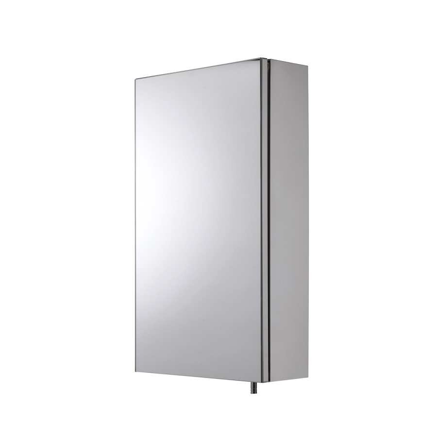 Croydex Chrome Mirrored Bathroom Cabinet 300 x 550mm
