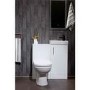 White WC Toilet Unit - Without Toilet - W410 x D780mm