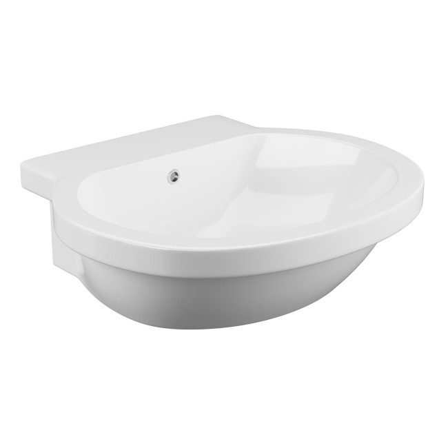Anise Semi Recessed Sink - 1 Tap Hole